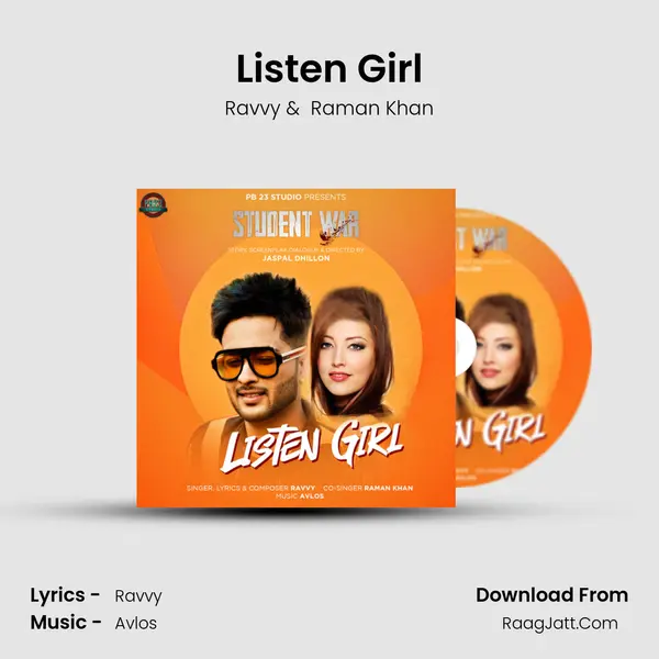 Listen Girl MP3 Song by Ravvy Cover