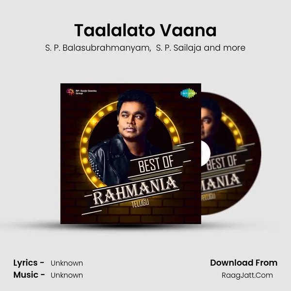 Taalalato Vaana MP3 Song by S. P. Balasubrahmanyam Cover