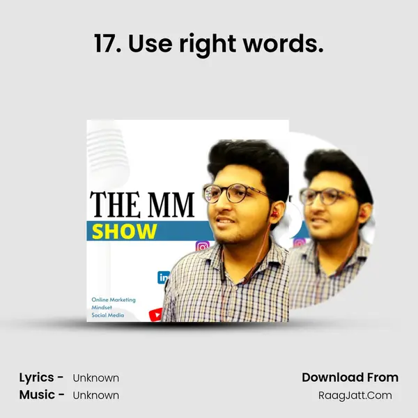 17. Use right words. MP3 Song by  Cover