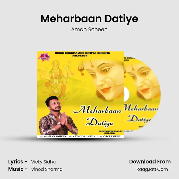 Meharbaan Datiye MP3 Song by Aman Soheen Cover