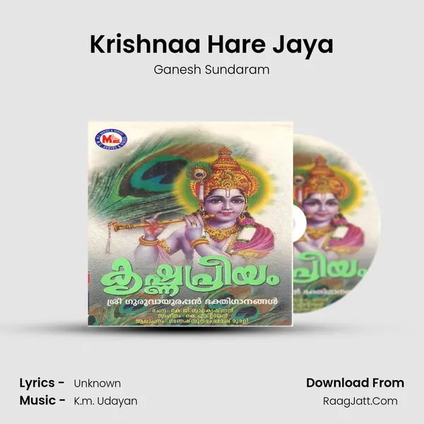 Krishnaa Hare Jaya MP3 Song by Ganesh Sundaram Cover