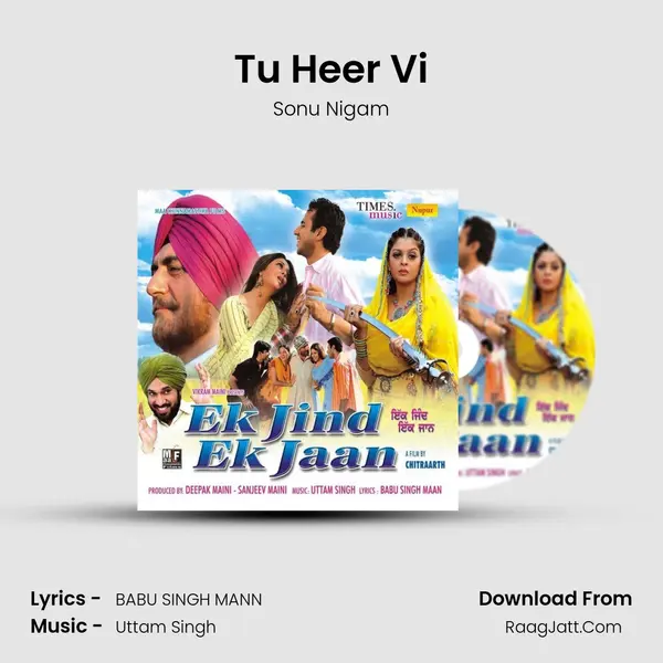 Tu Heer Vi MP3 Song by Sonu Nigam Cover