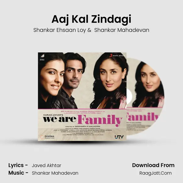 Aaj Kal Zindagi MP3 Song by Shankar Ehsaan Loy Cover