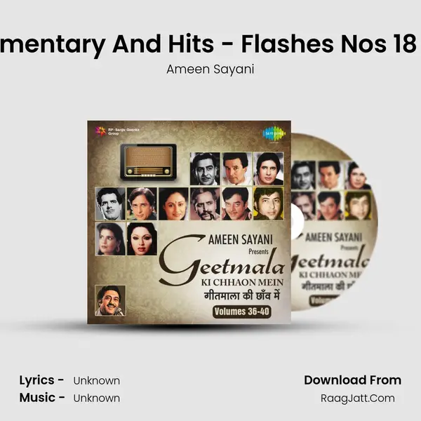 Commentary And Hits - Flashes Nos 18 To 12 MP3 Song by Ameen Sayani Cover