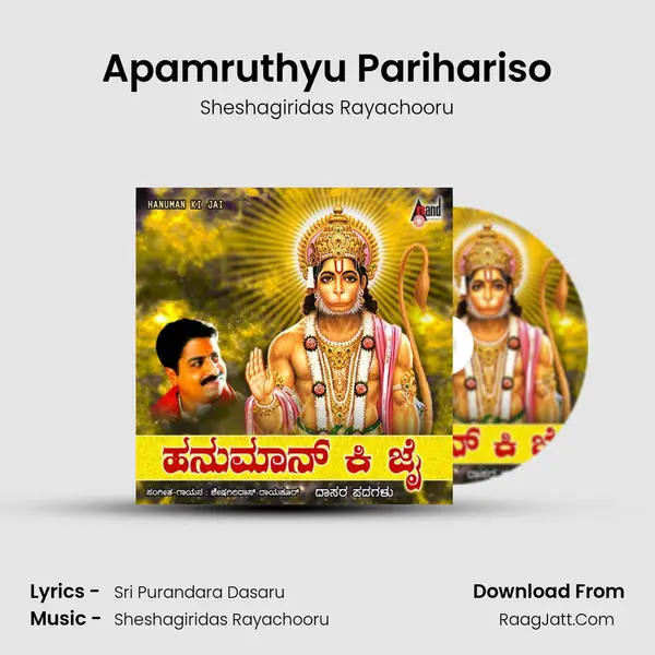 Apamruthyu Parihariso MP3 Song by Sheshagiridas Rayachooru Cover