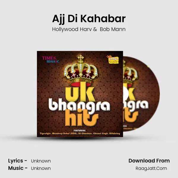 Ajj Di Kahabar MP3 Song by Hollywood Harv Cover