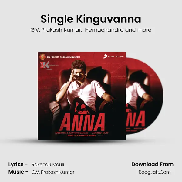 Single Kinguvanna MP3 Song by G.V. Prakash Kumar Cover