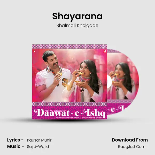 Shayarana MP3 Song by Shalmali Kholgade Cover