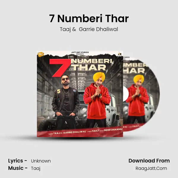 7 Numberi Thar MP3 Song by Taaj Cover