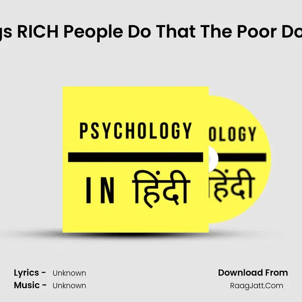 8 Things RICH People Do That The Poor Donâ€™t Cover