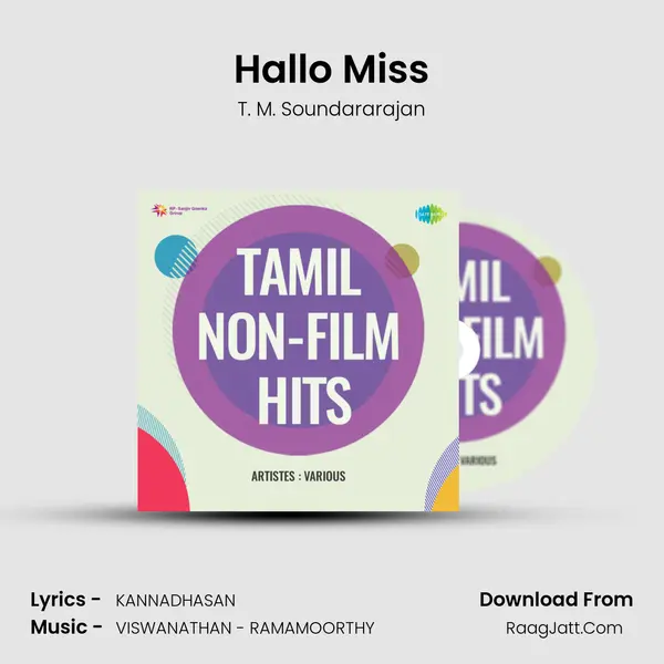 Hallo Miss MP3 Song by T. M. Soundararajan Cover