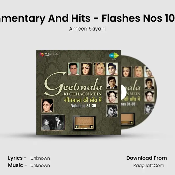 Commentary And Hits - Flashes Nos 10 To 8 MP3 Song by Ameen Sayani Cover