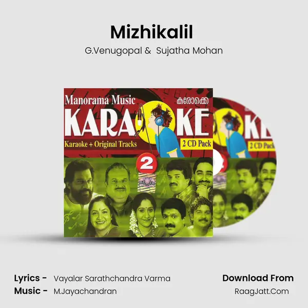 Mizhikalil (Karoke Track) MP3 Song by G.Venugopal Cover