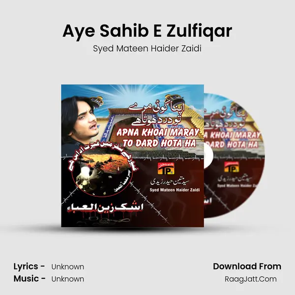 Aye Sahib E Zulfiqar MP3 Song by Syed Mateen Haider Zaidi Cover