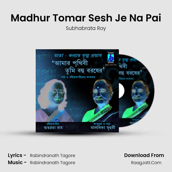 Madhur Tomar Sesh Je Na Pai MP3 Song by Subhabrata Roy Cover