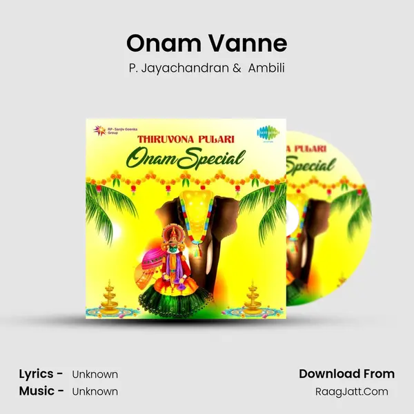 Onam Vanne MP3 Song by P. Jayachandran Cover