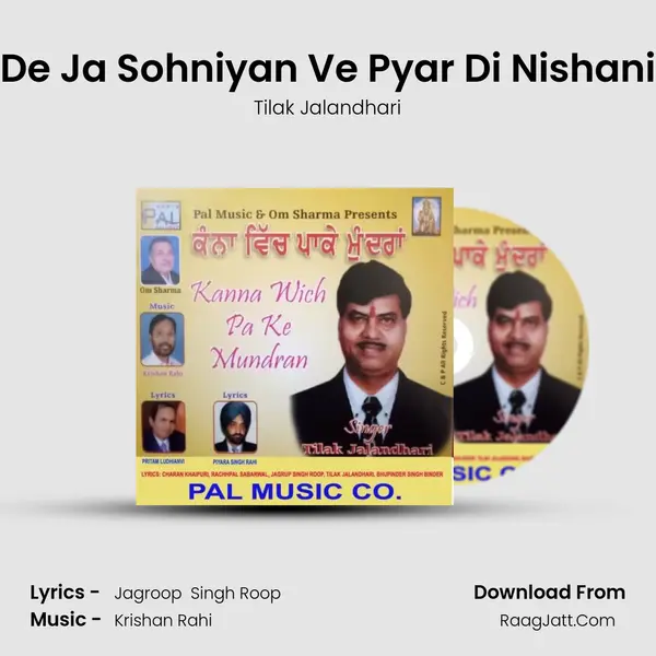 De Ja Sohniyan Ve Pyar Di Nishani MP3 Song by Tilak Jalandhari Cover