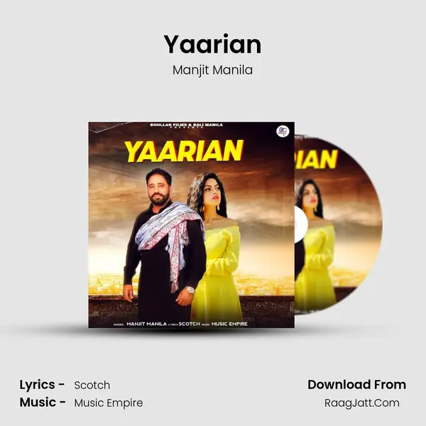 Yaarian MP3 Song by Manjit Manila Cover