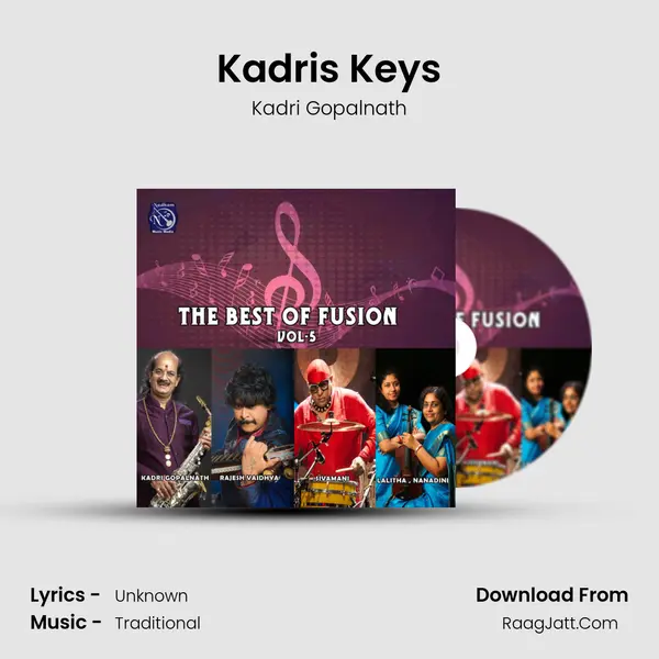 Kadris Keys MP3 Song by Kadri Gopalnath Cover