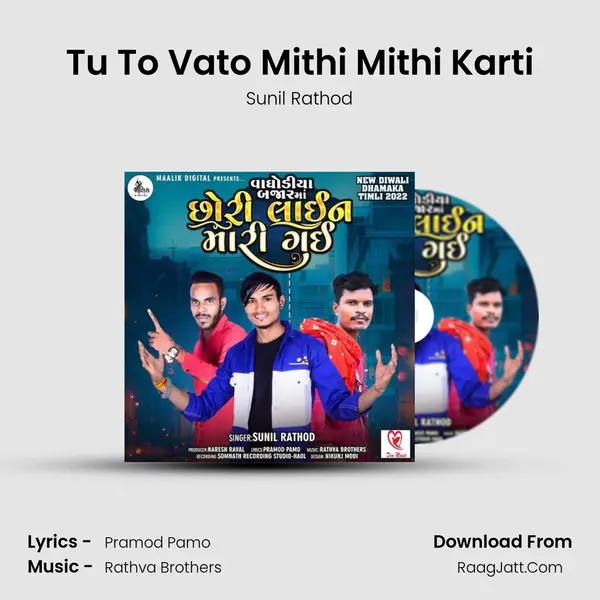Tu To Vato Mithi Mithi Karti MP3 Song by Sunil Rathod Cover