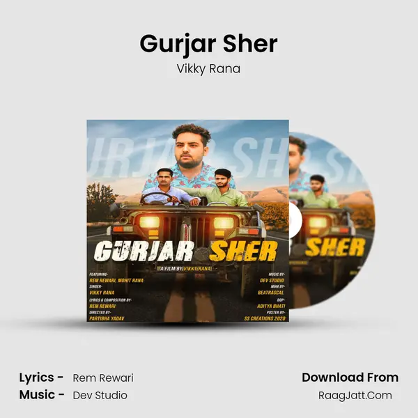 Gurjar Sher MP3 Song by Vikky Rana Cover