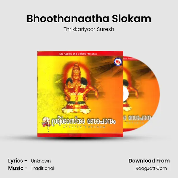 Bhoothanaatha Slokam MP3 Song by Thrikkariyoor Suresh Cover