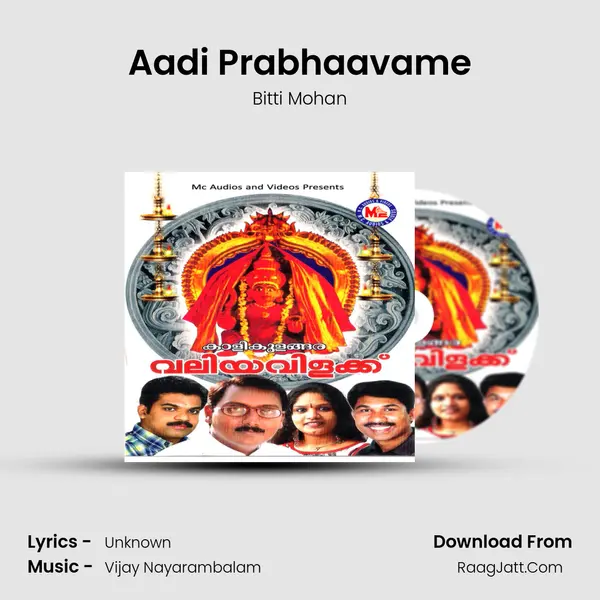 Aadi Prabhaavame MP3 Song by Bitti Mohan Cover