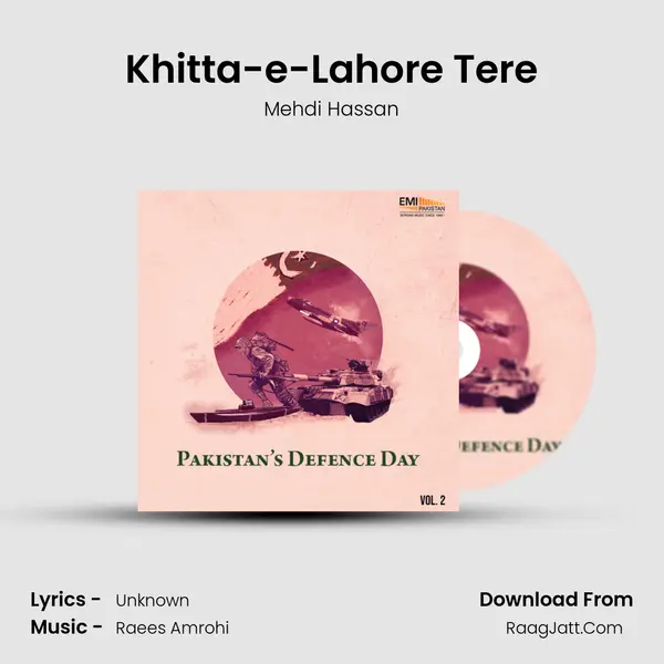 Khitta-e-Lahore Tere MP3 Song by Mehdi Hassan Cover
