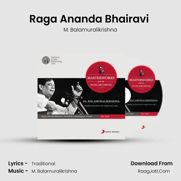 Raga Ananda Bhairavi (Nee Balama) MP3 Song by M. Balamuralikrishna Cover