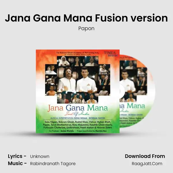 Jana Gana Mana Fusion version MP3 Song by Papon Cover