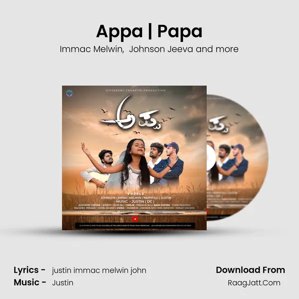 Appa | Papa MP3 Song by Immac Melwin Cover