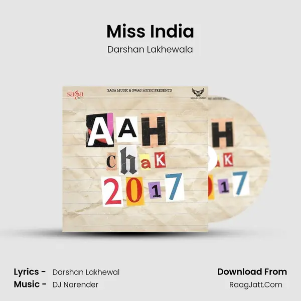 Miss India MP3 Song by Darshan Lakhewala Cover