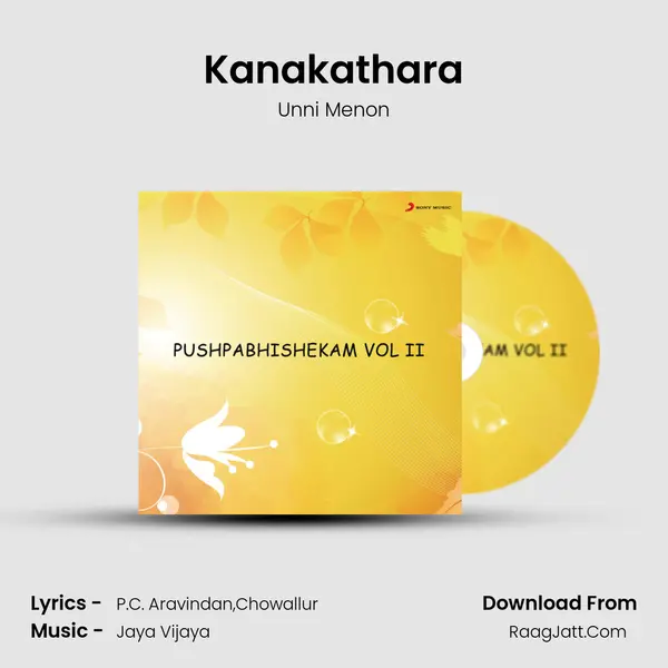 Kanakathara MP3 Song by Unni Menon Cover