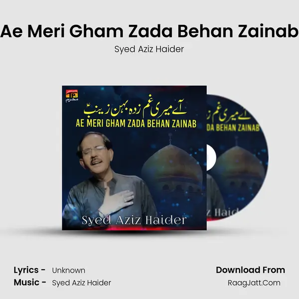 Ae Meri Gham Zada Behan Zainab MP3 Song by Syed Aziz Haider Cover