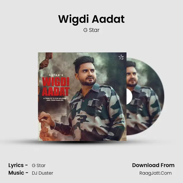 Wigdi Aadat MP3 Song by G Star Cover