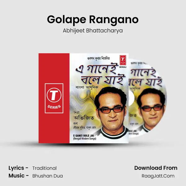 Golape Rangano MP3 Song by Abhijeet Bhattacharya Cover