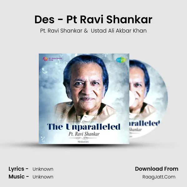 Des - Pt Ravi Shankar Cover