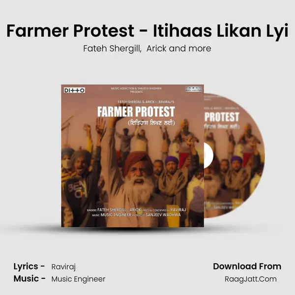 Farmer Protest - Itihaas Likan Lyi MP3 Song by Fateh Shergill Cover
