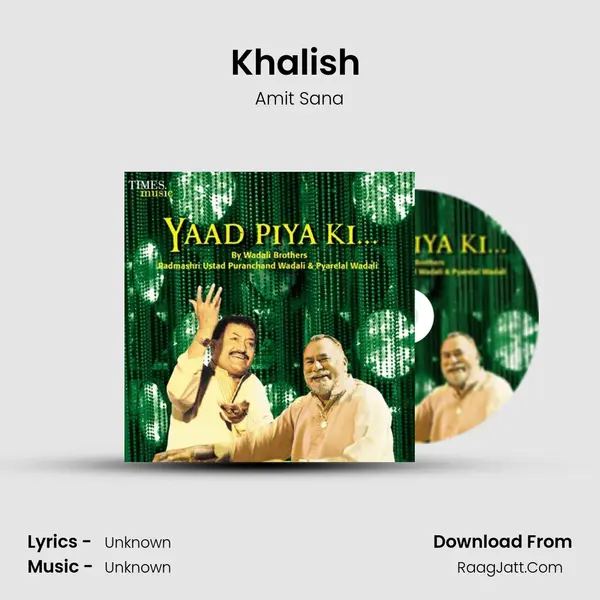 Khalish (Remix) MP3 Song by Amit Sana Cover