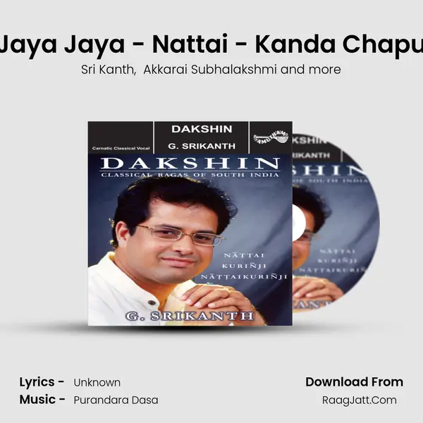 Jaya Jaya - Nattai - Kanda Chapu MP3 Song by Sri Kanth Cover