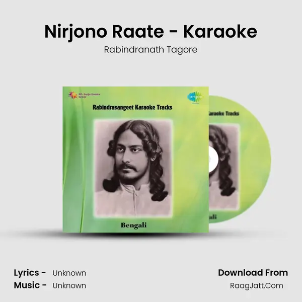 Nirjono Raate - Karaoke MP3 Song by Rabindranath Tagore Cover