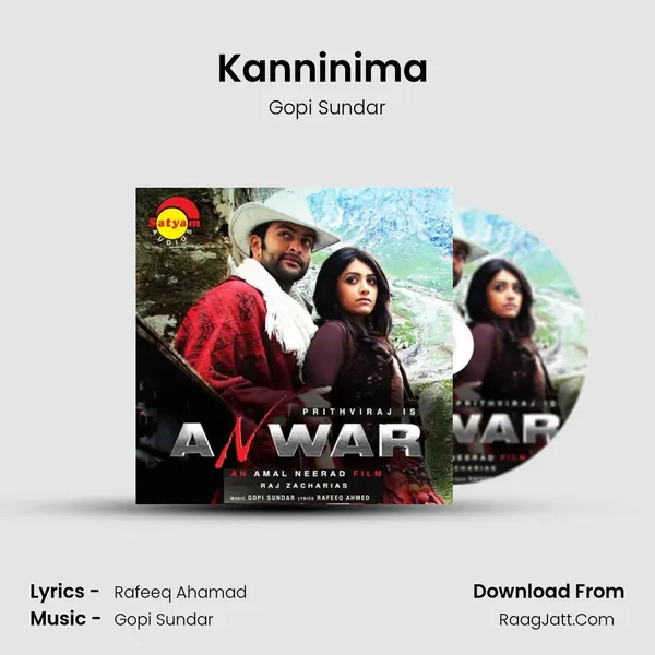 Kanninima ( Unpluged) MP3 Song by Gopi Sundar Cover