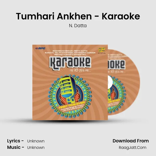 Tumhari Ankhen - Karaoke MP3 Song by N. Datta Cover