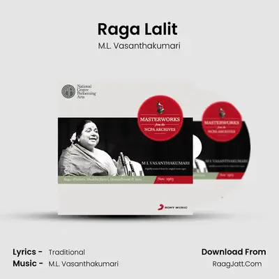 Raga Lalit (Stanzas From The Ashtalakshmi Stotra) MP3 Song by M.L. Vasanthakumari Cover