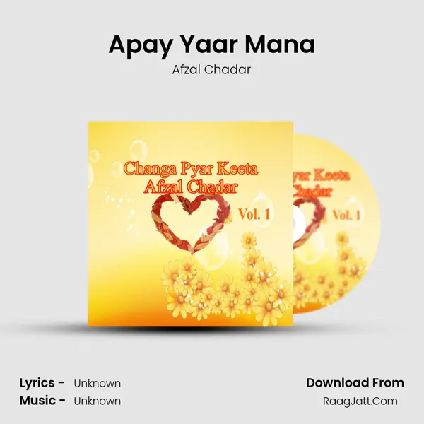 Apay Yaar Mana MP3 Song by Afzal Chadar Cover