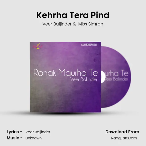 Kehrha Tera Pind MP3 Song by Veer Baljinder Cover