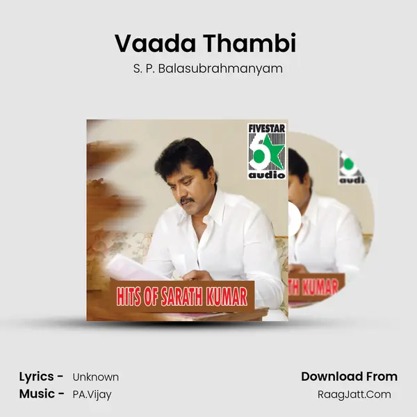 Vaada Thambi (From "Manasthan") Cover