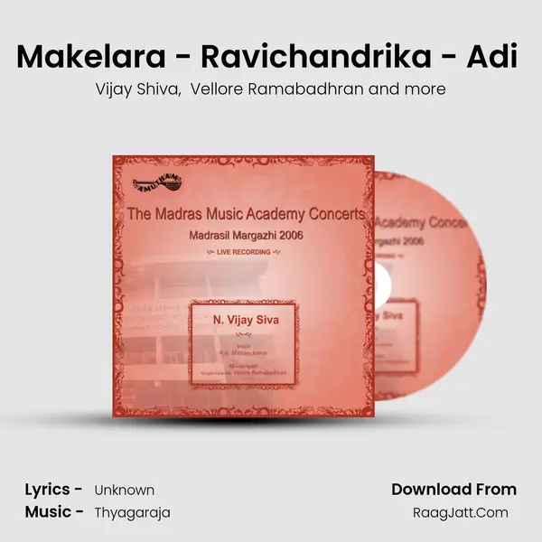 Makelara - Ravichandrika - Adi (Live) MP3 Song by Vijay Shiva Cover