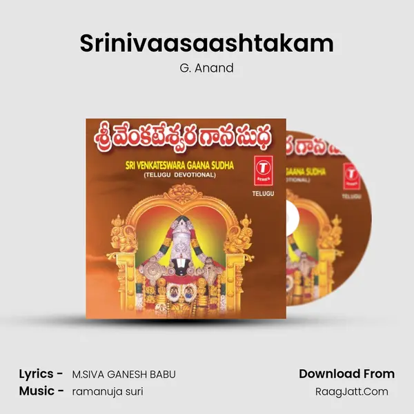 Srinivaasaashtakam MP3 Song by G. Anand Cover