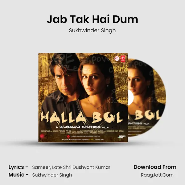 Jab Tak Hai Dum MP3 Song by Sukhwinder Singh Cover